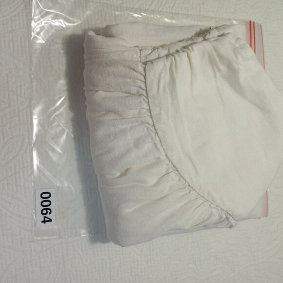 Who What Wear Midi Dress Womens White Linen Blend Ruched Back & Bow Detail Sz M - Picture 15 of 15